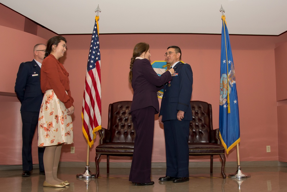 349th Aerospace Medicine Squadron commander retires