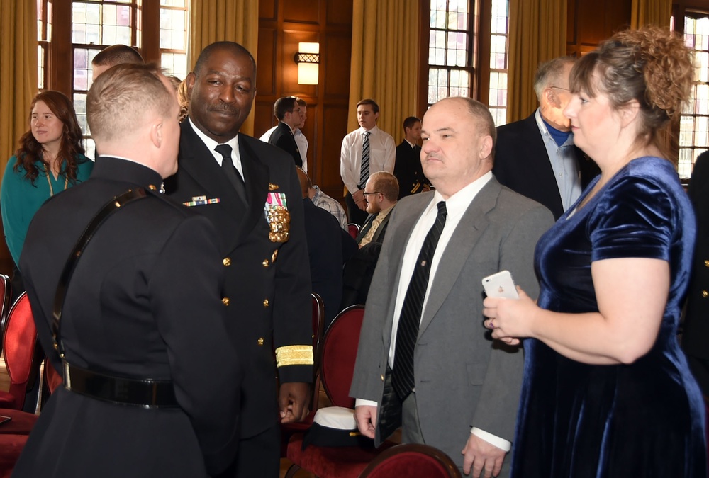 CNSTC attends University of Michigan NROTC Commissioning Ceremony