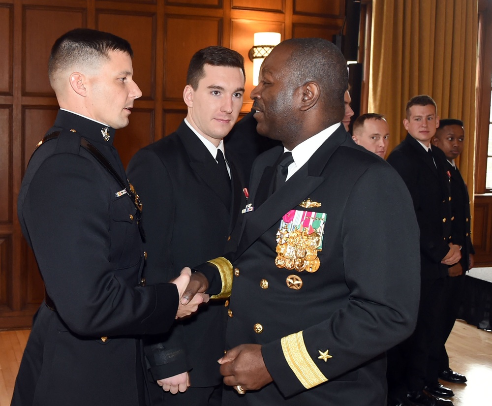 CNSTC attends University of Michigan NROTC Commissioning Ceremony