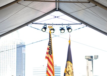 USS Omaha christening ceremony