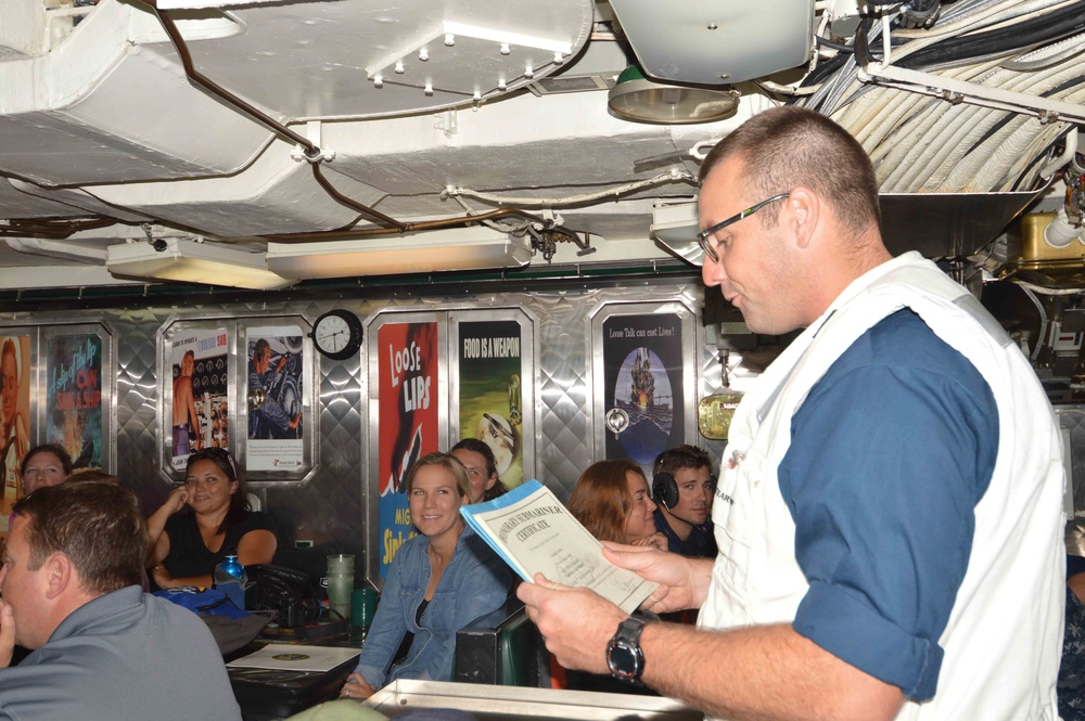 USS Topeka tiger cruise