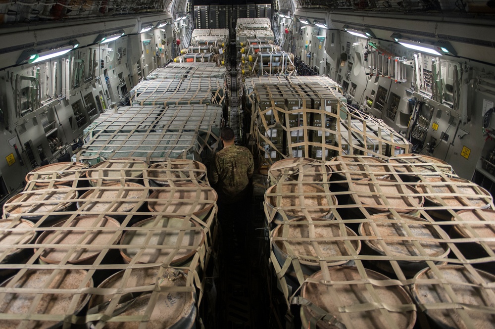 816th EAS delivers cargo to Turkey