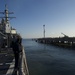 USS Carney pulls into Augusta Bay, Italy