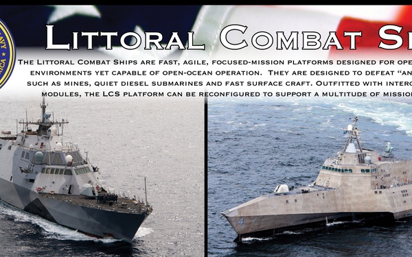 Littoral combat ship infographic