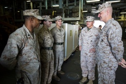Commandant and Sergeant Major of the Marine Corps visit USS Kearsarge