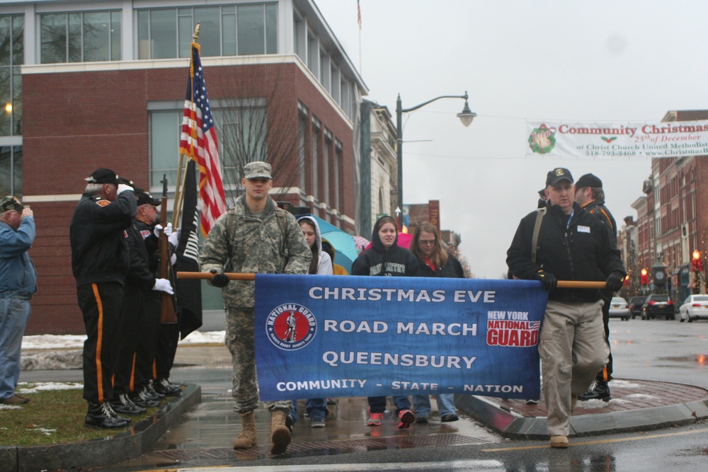 National Guard troops volunteer in support of 12th Annual Christmas Eve Road March