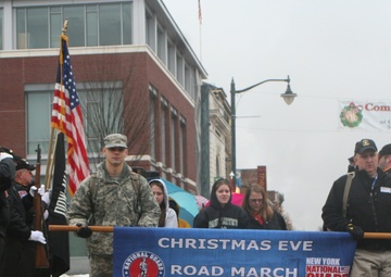 National Guard troops volunteer in support of 12th Annual Christmas Eve Road March