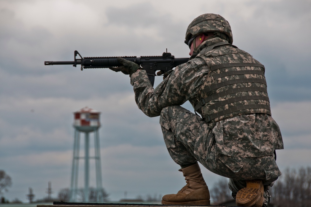 Soldiers train at Camp Perry Joint Training Center