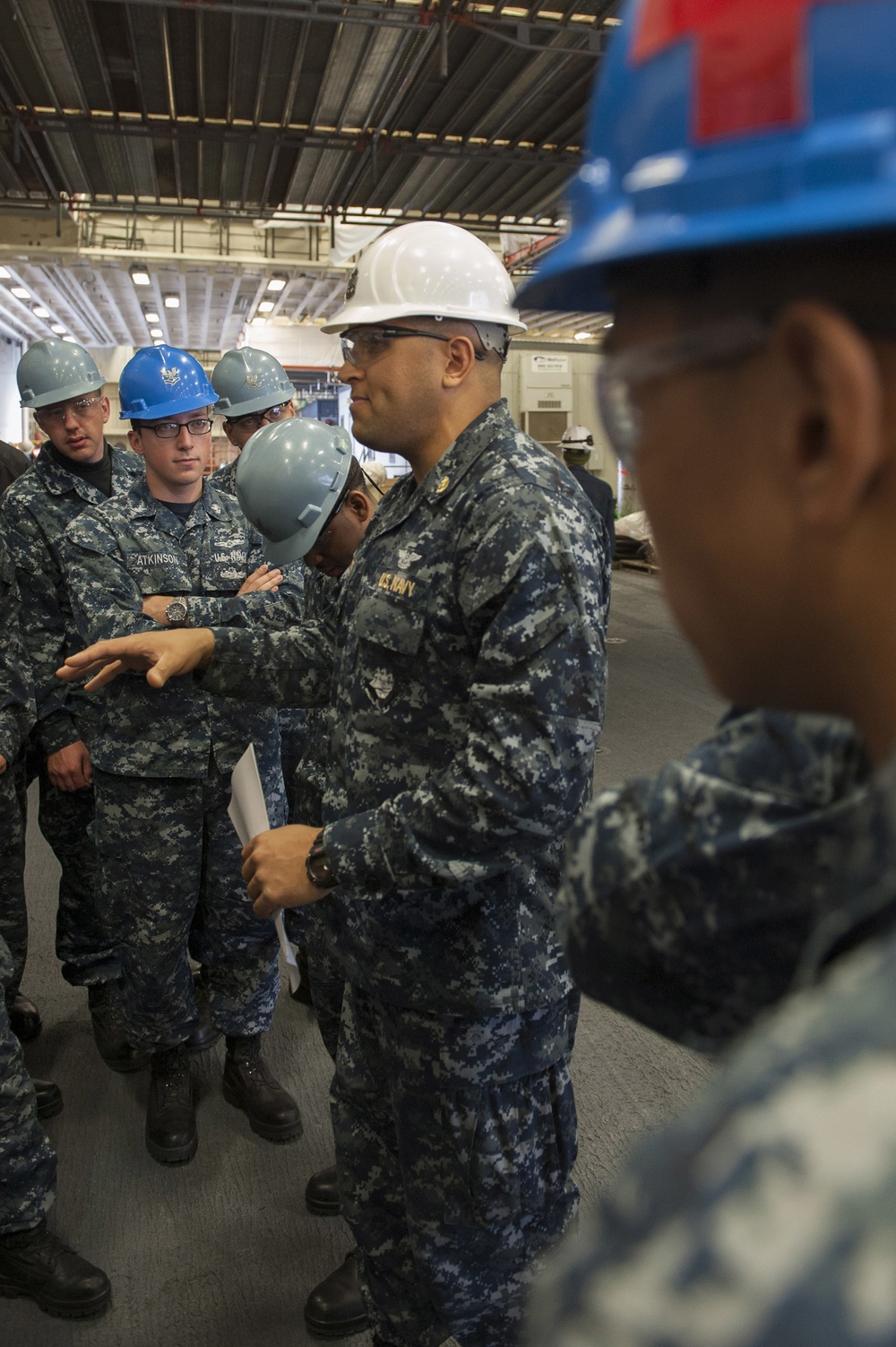 USS America sailors participate in working party