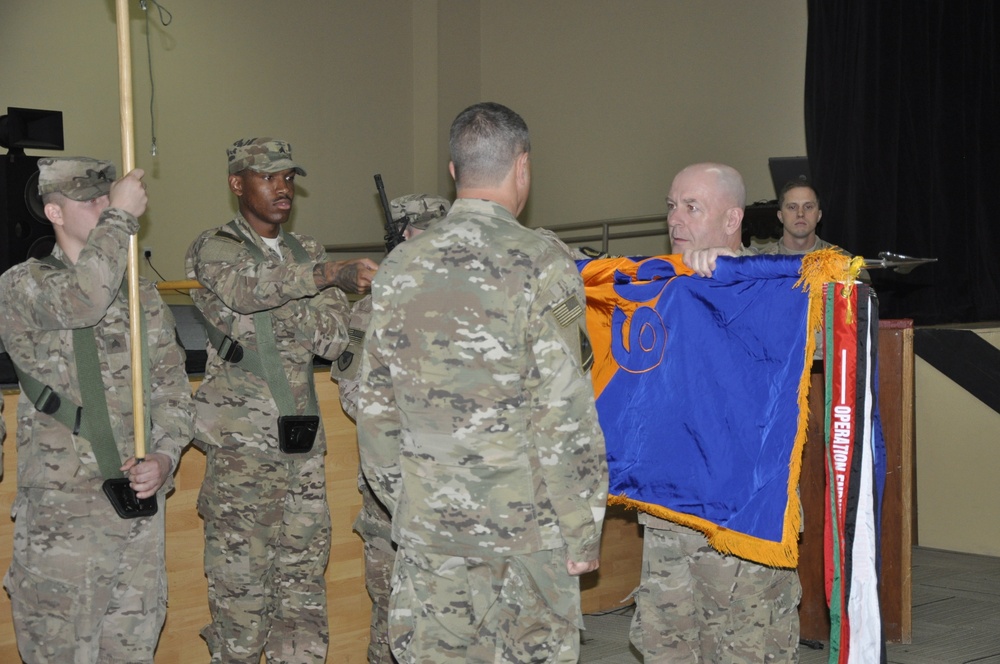 1108th to 1109th TASMG transfer of authority ceremony
