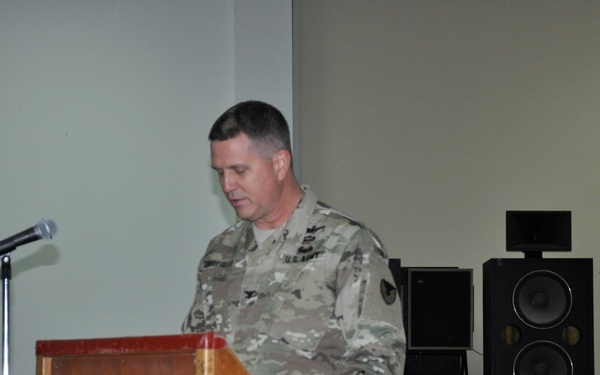 1108th to 1109th TASMG transfer of authority ceremony