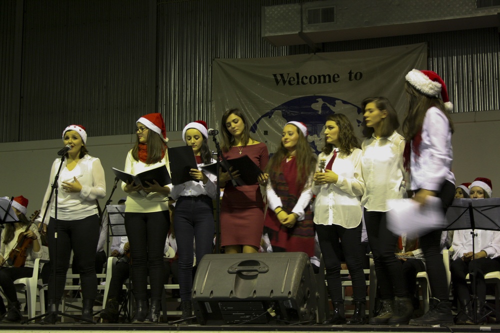 Ferizaj Children’s Choir celebrates Christmas with Soldiers in Kosovo