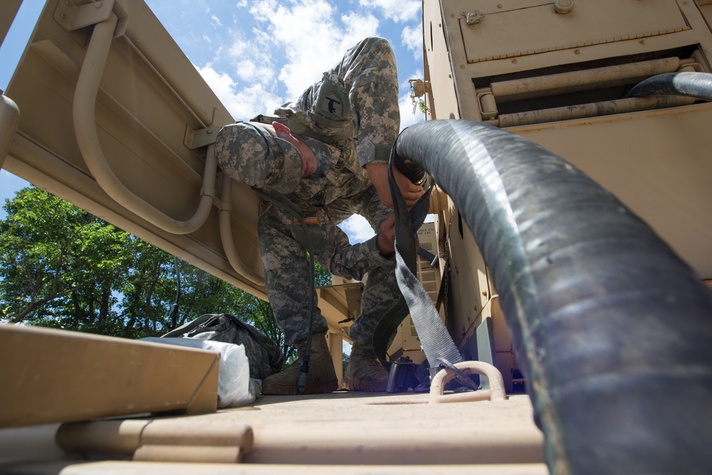 Missouri Guard Chemical Company trains to keep troops, equipment safe