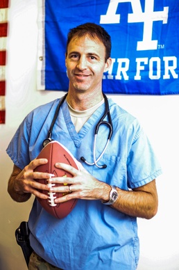Former Academy QB under center as deployed orthopedic doc