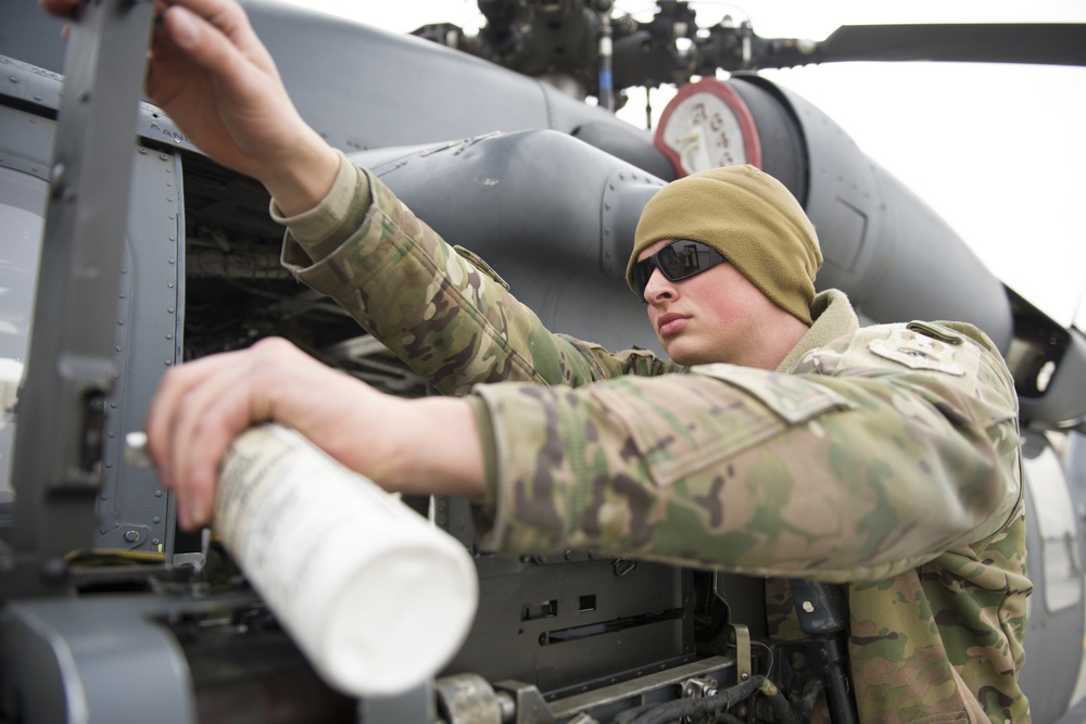 455 EAMXS keeps HH-60 ready at moment's notice