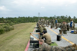 Marines stationed throughout Japan participate in marksmanship match