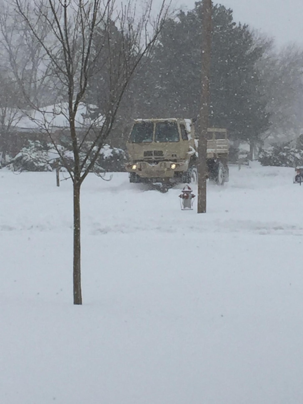 Southwest Blizzard 2015 - New Mexico National Guard Response