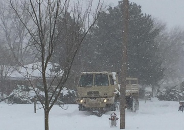 Southwest Blizzard 2015 - New Mexico National Guard Response