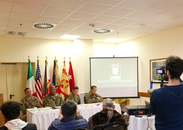Vicenza military leaders engage local media