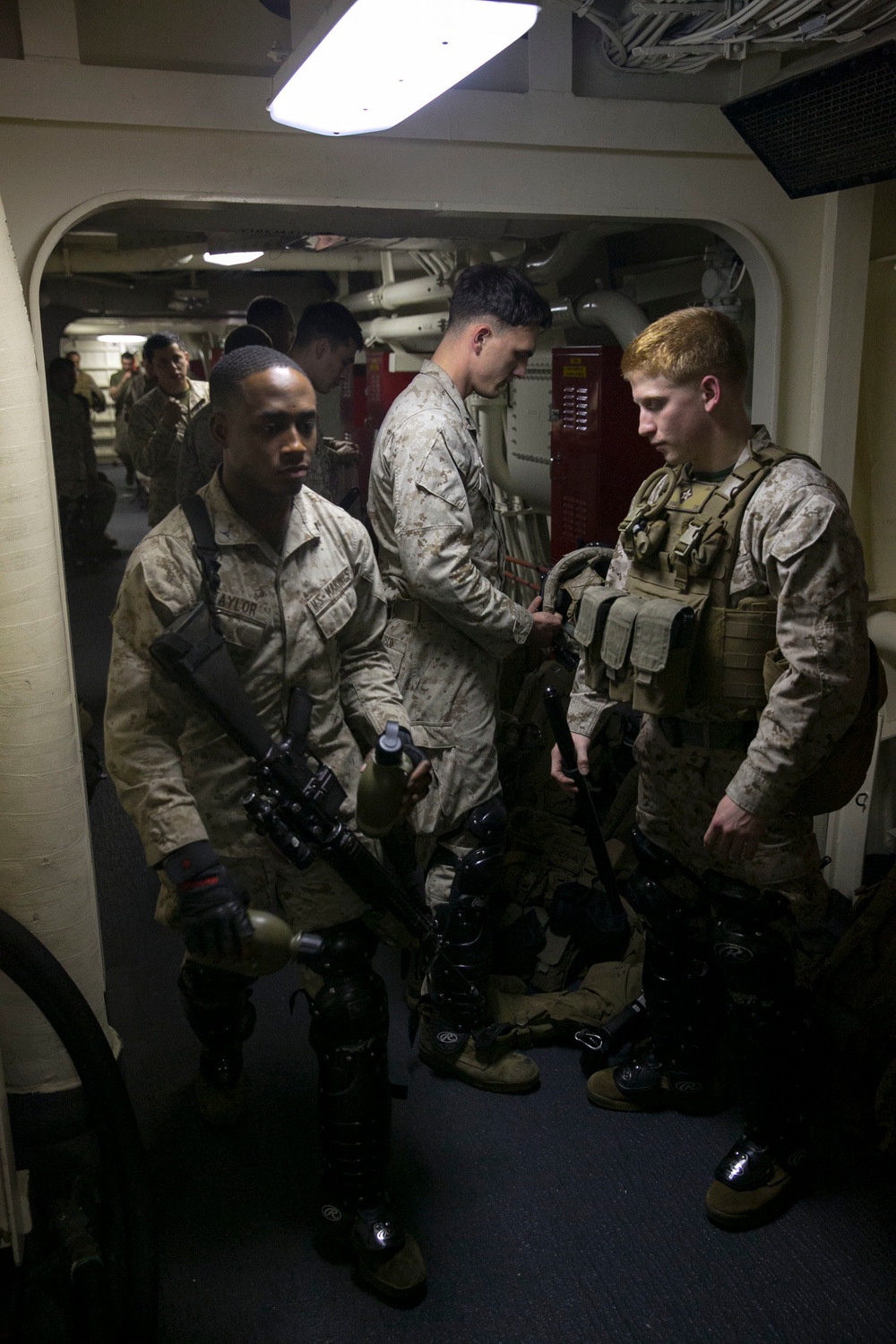 Marines participate in embassy reinforcement training to maintain readiness