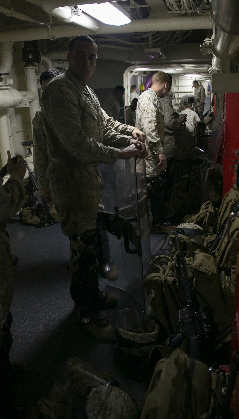 Marines participate in embassy reinforcement training to maintain readiness