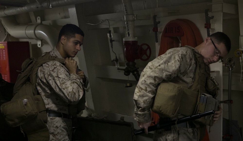 Marines participate in embassy reinforcement training to maintain readiness