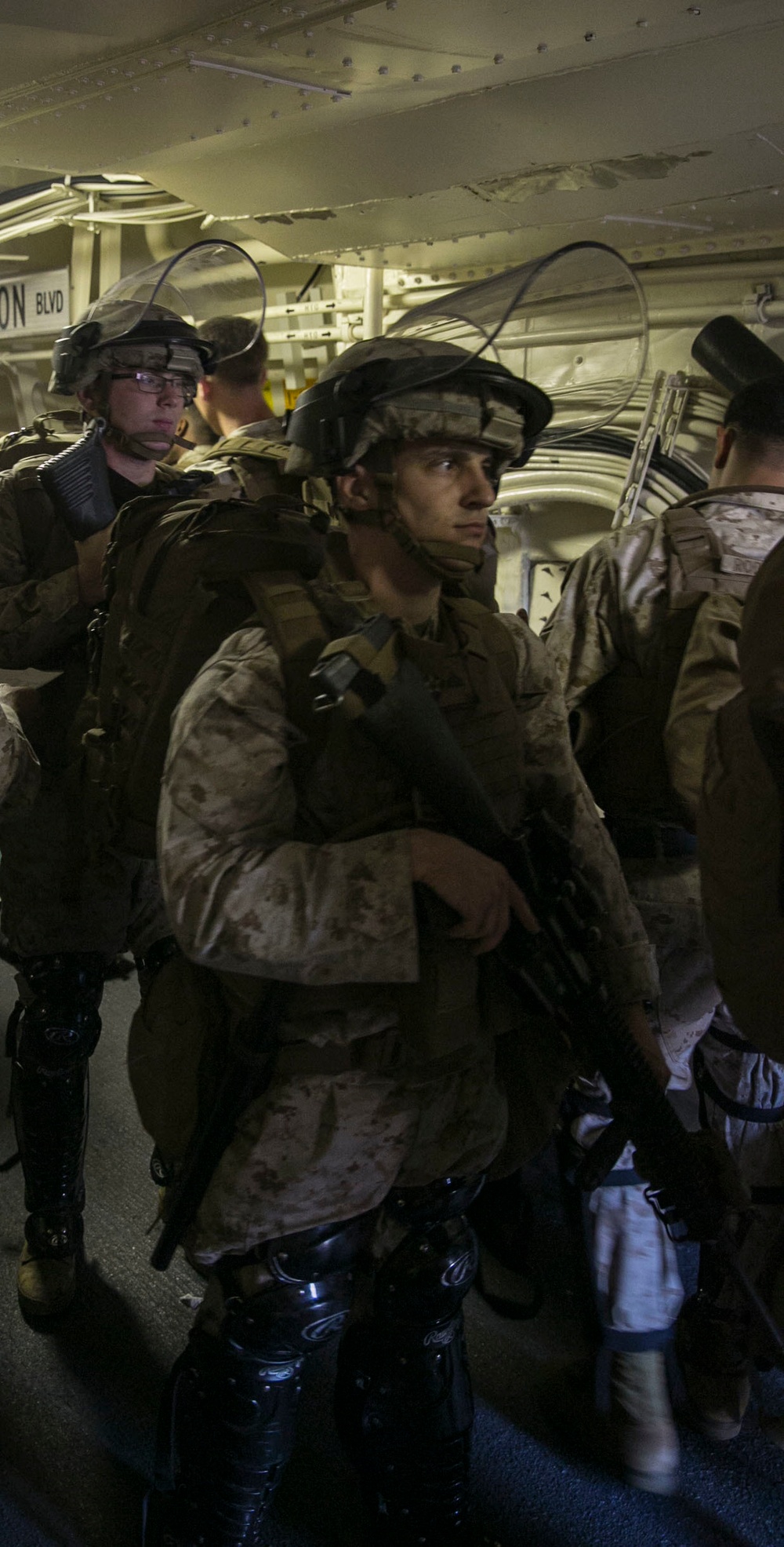 Marines participate in embassy reinforcement training to maintain readiness