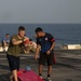 Marines and Sailors relax during a Steel Picnic event in the Red Sea