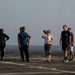 Marines and Sailors relax during a Steel Picnic event in the Red Sea