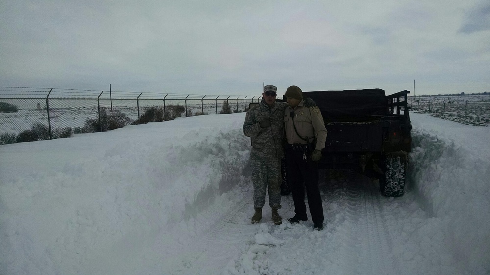 Southwest Blizzard 2015 - New Mexico National Guard Response