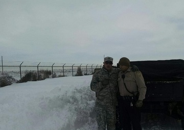 Southwest Blizzard 2015 - New Mexico National Guard Response