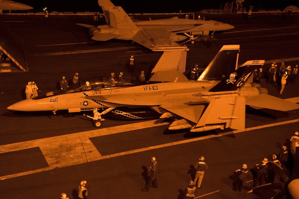 Jolly Rogers aboard USS Harry S.  Truman