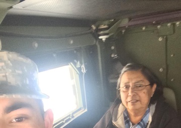 New Mexico National Guard transports citizens needing critical medical treatment during blizzard