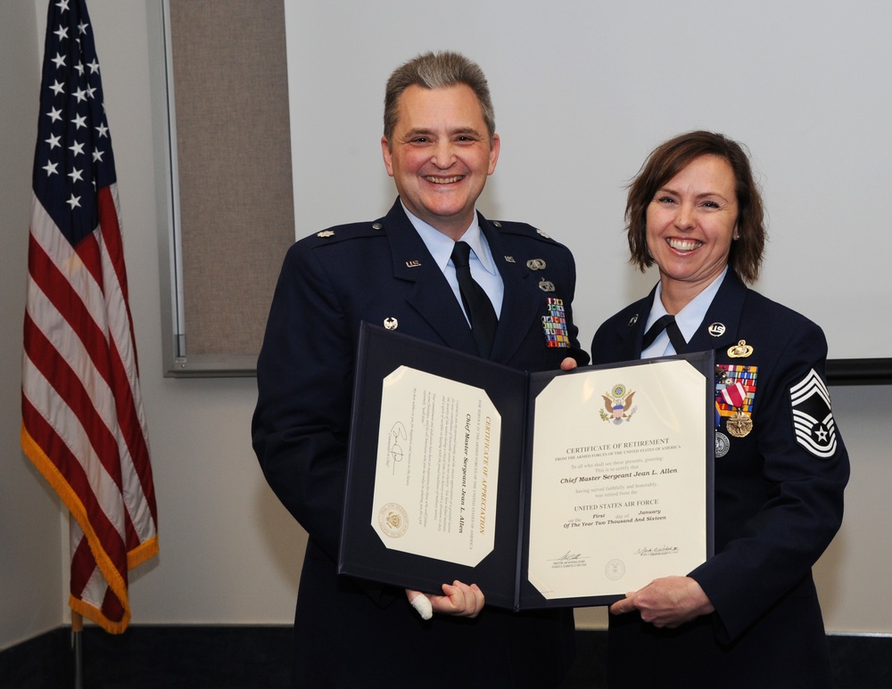 Chief Jean Allen: Wingman, Air Force spouse and mom