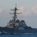 Replenishment at sea aboard USS Carney