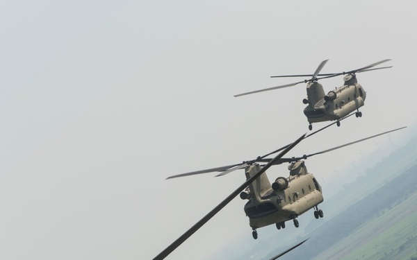 12th Combat Aviation Brigade receives brand new CH-47F MYII Chinooks