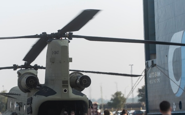 12th Combat Aviation Brigade receives brand new CH-47F MYII Chinooks