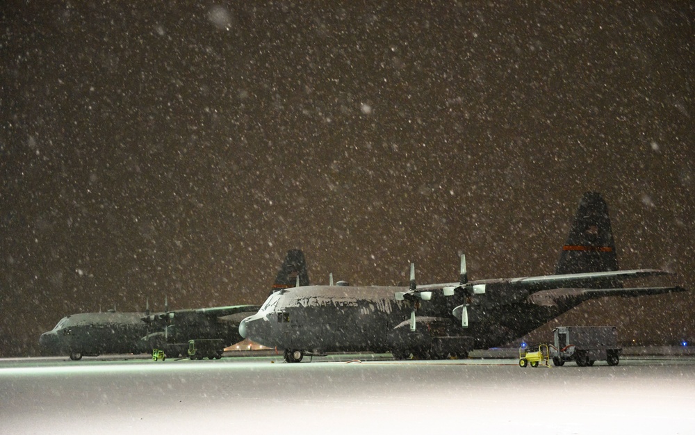 C-130 snowfall