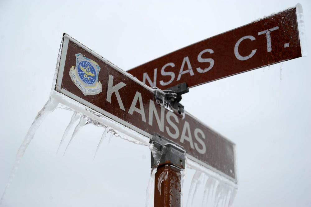 Winter freeze at McConnell