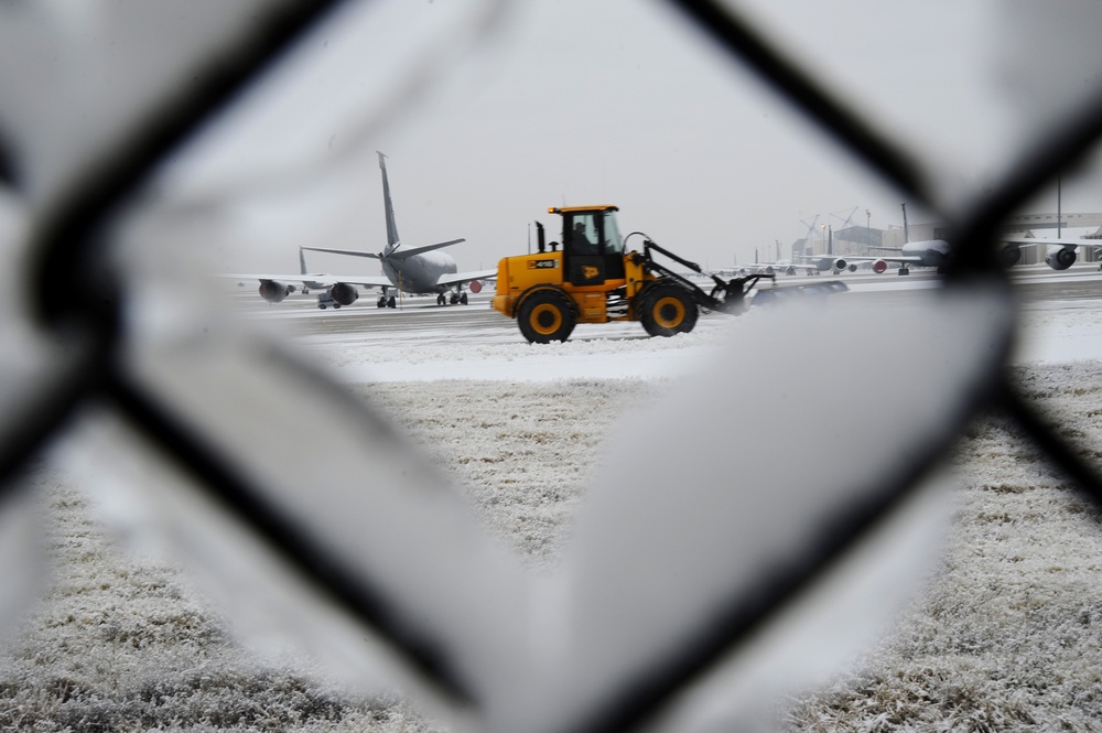Winter storm at McConnell
