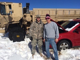 New Mexico National Guard responds to call for disaster relief during Winter Storm Goliath
