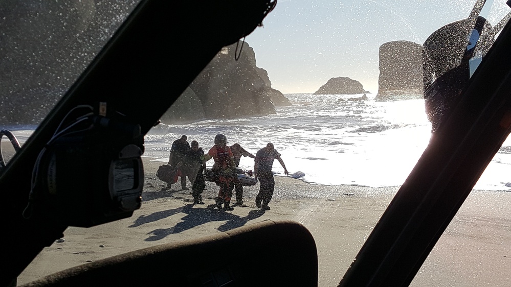 Coast Guard medevacs woman from Quinault Indian Reservation