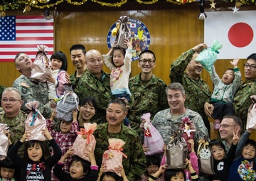 Two armies, one Holy Family