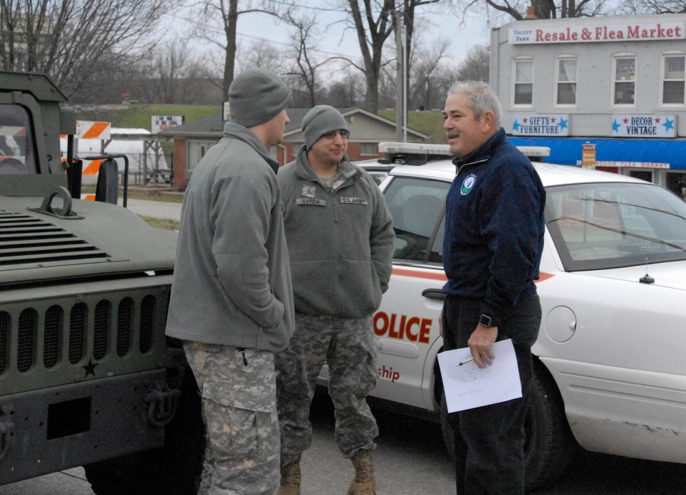 State emergency duty in Valley Park, Mo.