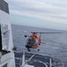 Coast Guard Dolphin helicopter lands on Cutter Steadfast during NAMSI