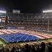 Marines stand together to unfurl Old Glory at 38th annual Holiday Bowl