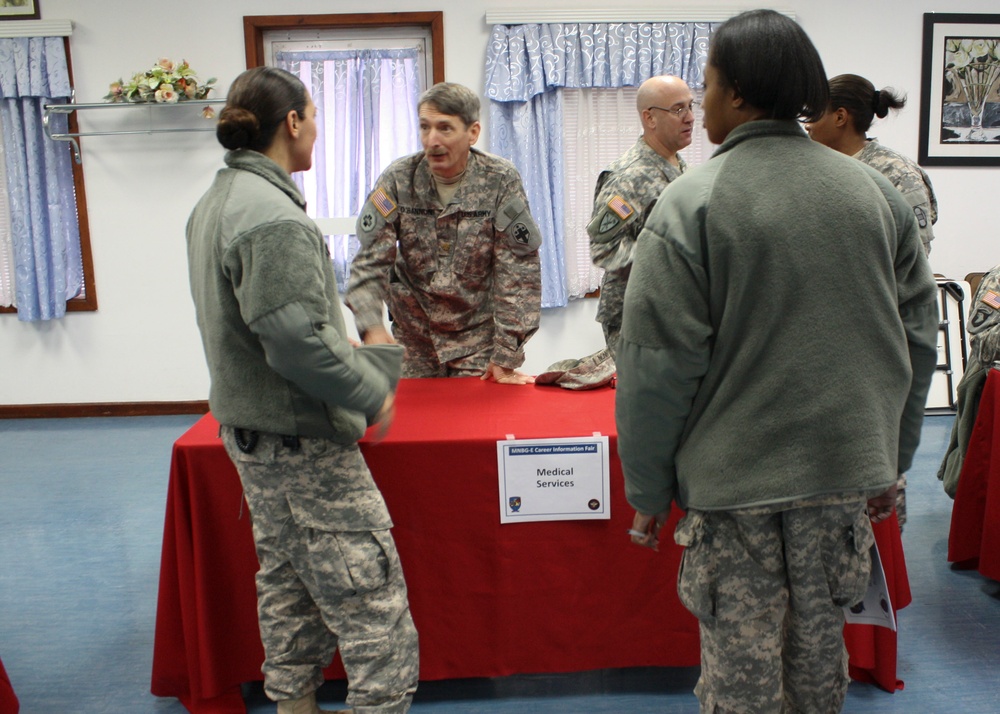 MNBG-E holds job fair for Guard and Reserve Soldiers in Kosovo
