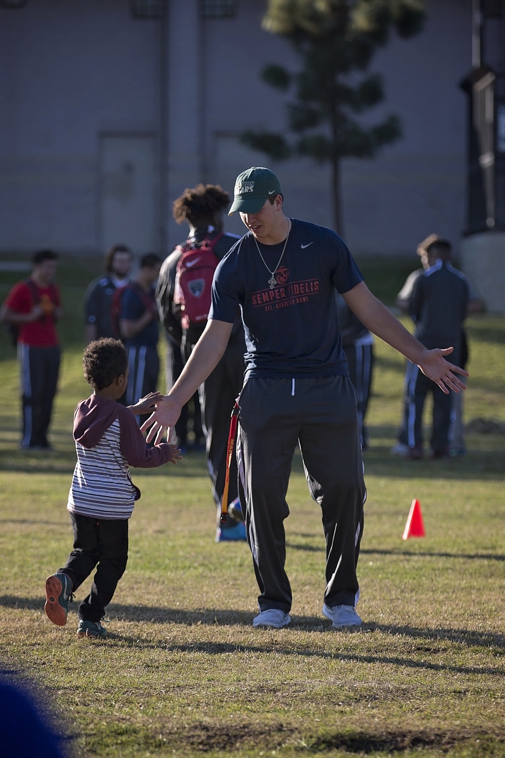 2016 Semper Fidelis All-American Bowl community mentorship activity