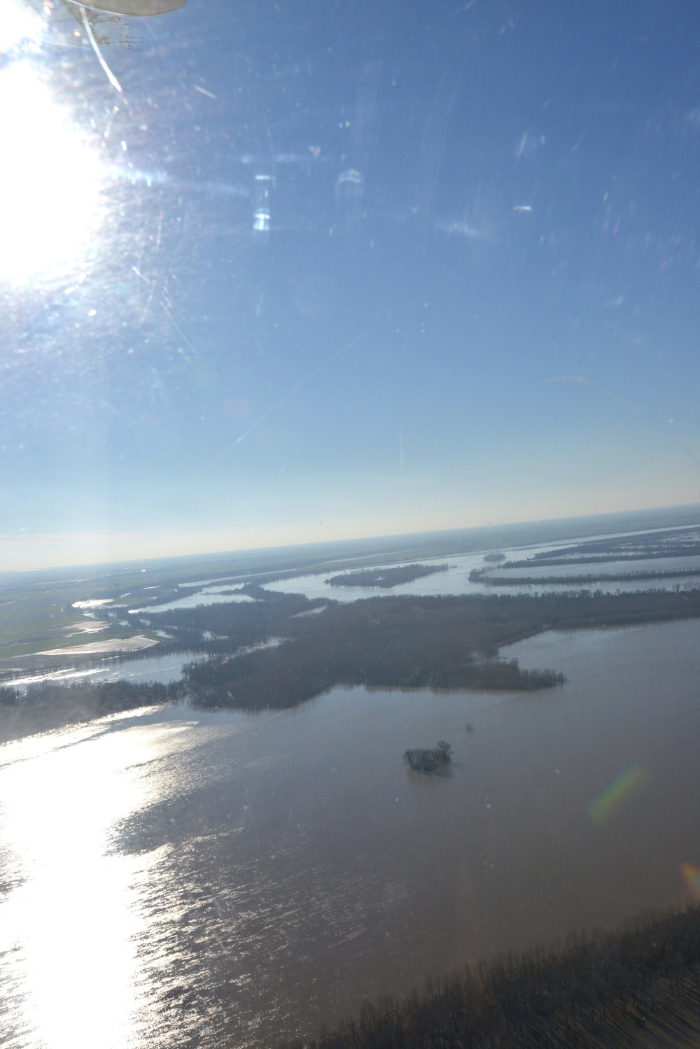 Coast Guard overflight, Midwest floods