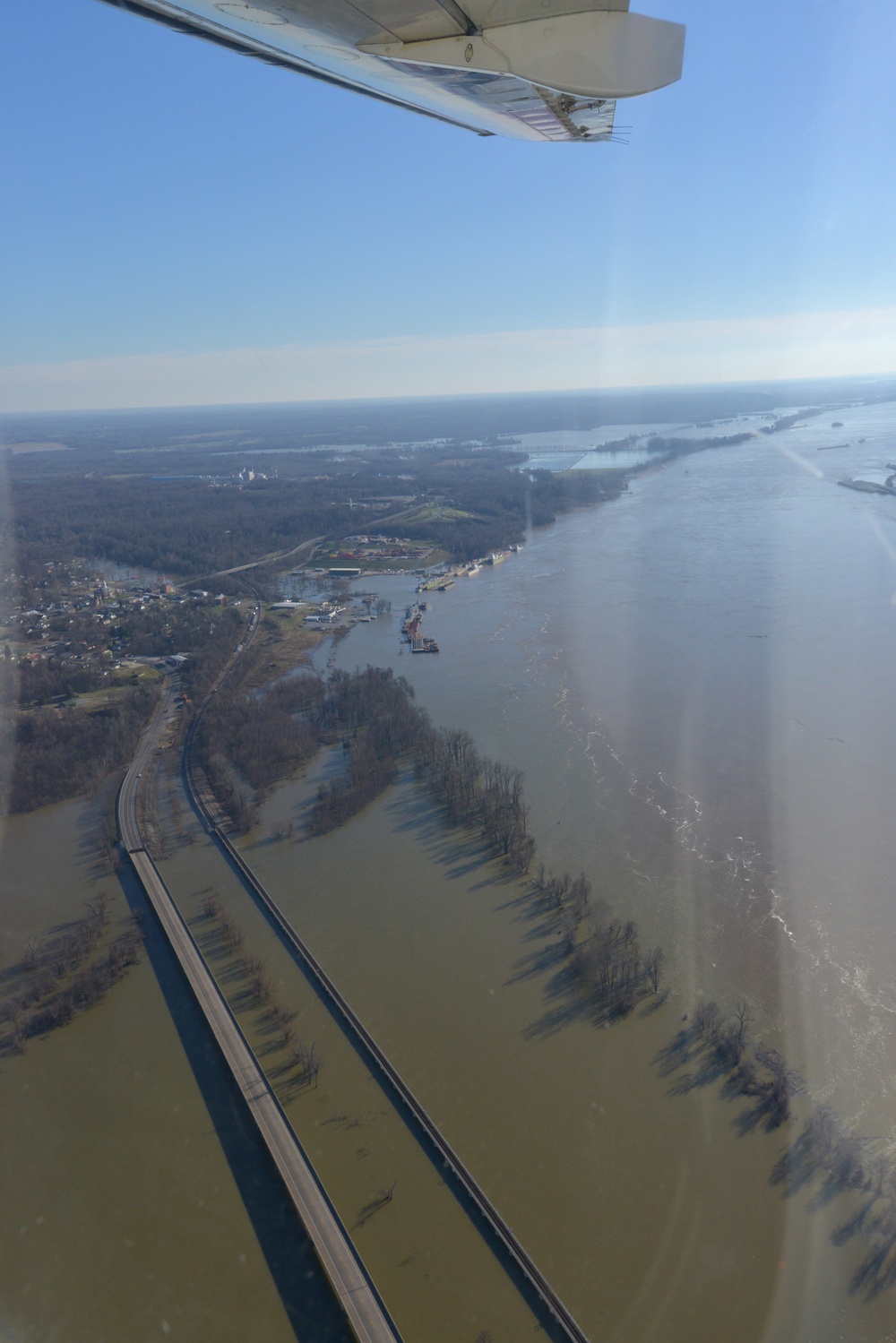 Coast Guard overflight, Midwest flooding